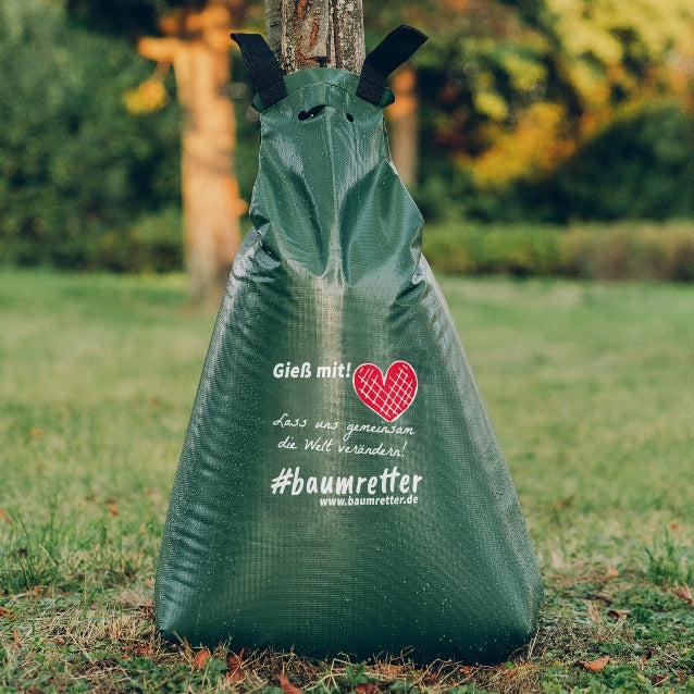 Baumretter Baumbewässerungssack 75 Liter Logo1: Las uns gemeinsam die Welt verändern